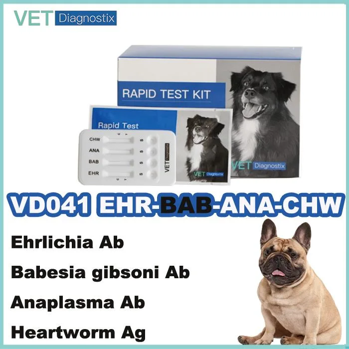 Ehrlichia-Babesia-Analasma-Heartworms Rapid Diagnostic Device