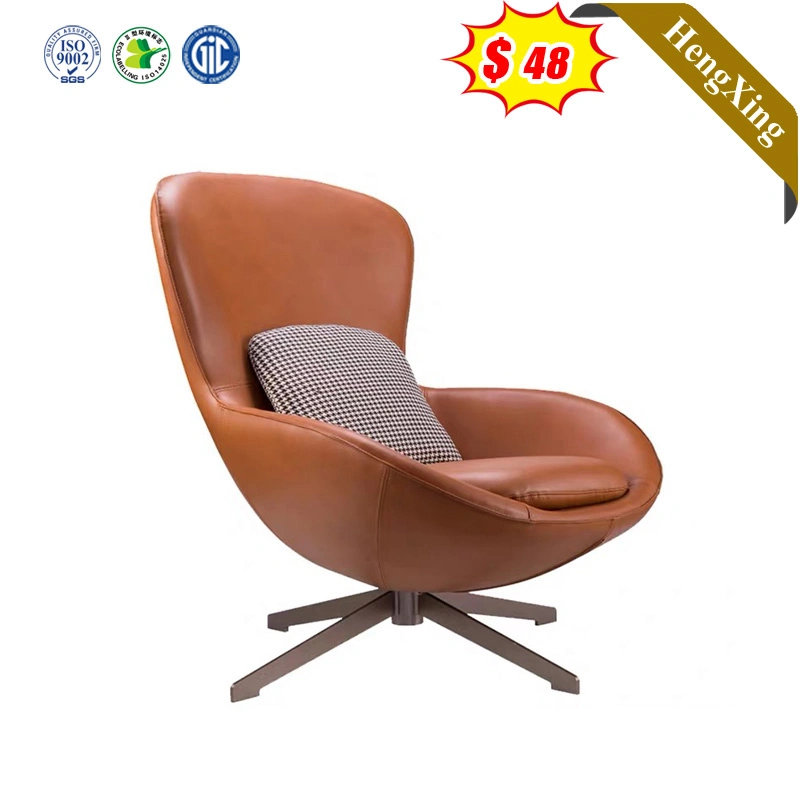 Hot Sell Modern Leisure Rocking Chairs Office Hotel Home Living Room Furniture Aluminum Fabric Leather Sofa Lounge Egg Chair