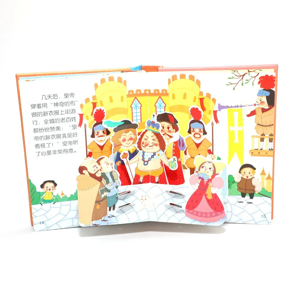 Custom Printing Service Children's Board Book Full Size Color Baby Picture Reading Learning Hardcover Book for Kids