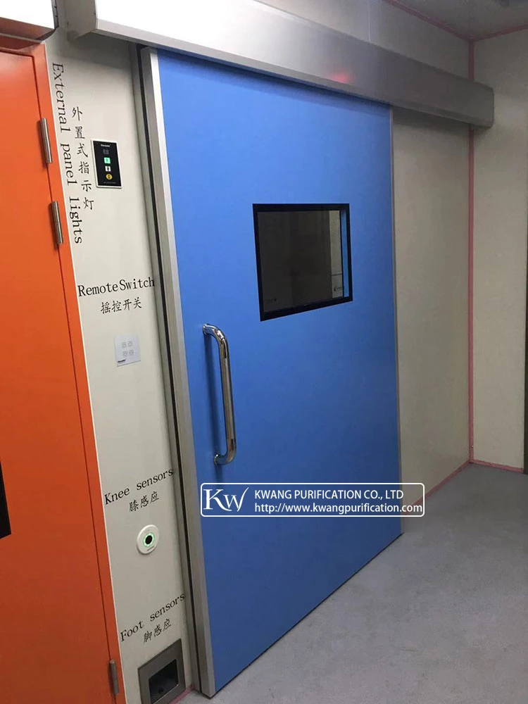 Hermetic Hospital Automatic Sliding Air-Tight Clean Room Door