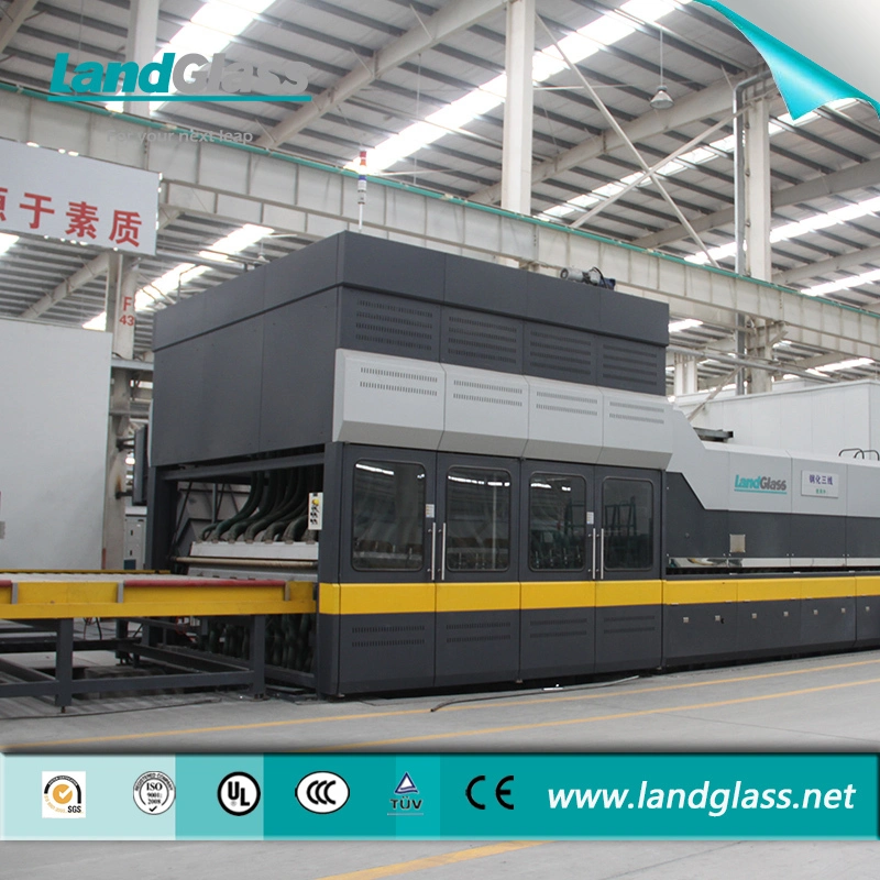 Liso elétrico de Landglass/dobrou a máquina da fornalha do vidro Tempered