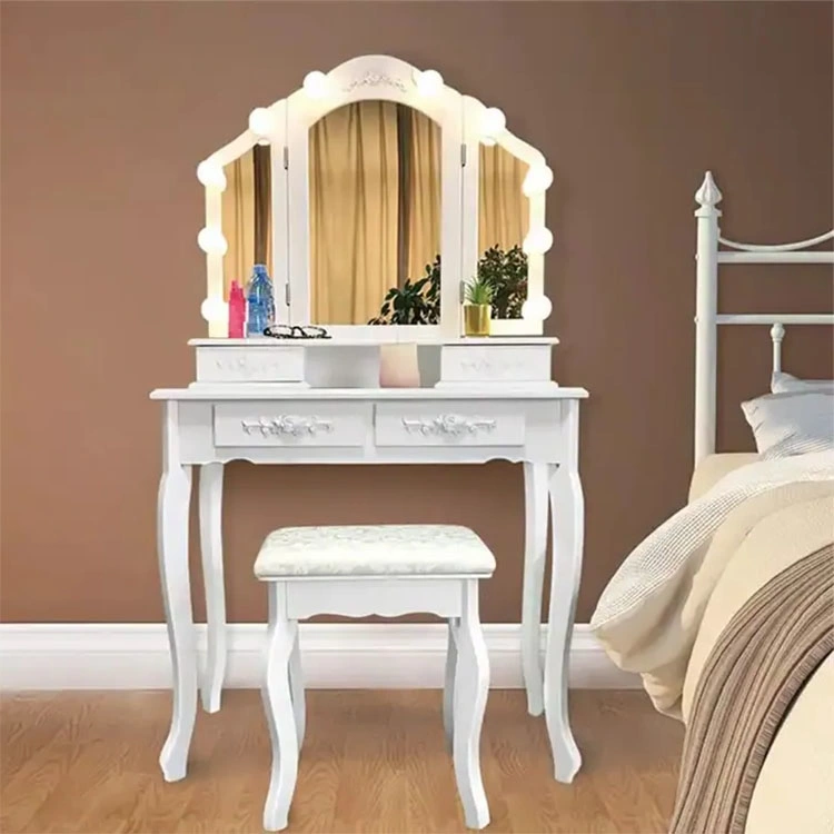 Office Simple Bedroom Furniture Dresser Dressing Table Chair