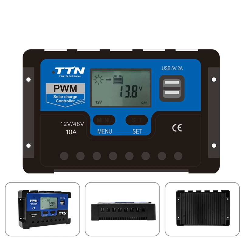 La fábrica 30A 12V/24V PWM de protección de Panel Solar cargador solar el controlador de carga