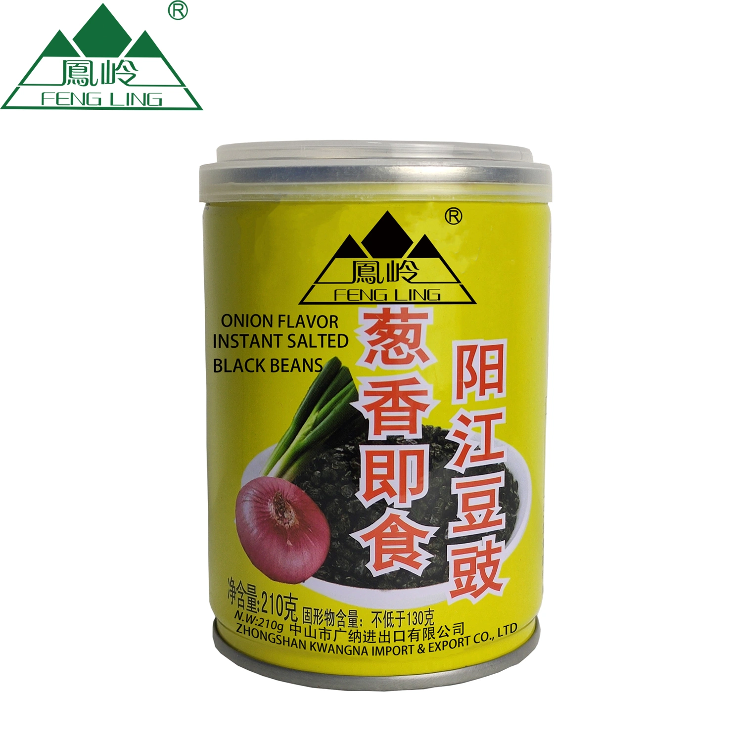 Good Taste of OEM Onion Flavor Instant Preserved Fermented Dried Slated Black Beans