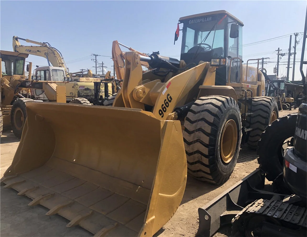 Used 85% Brand New Caterpillar 966g Wheel Loader in Wonderful Working Condition with Reasonable Price. Secondhand Cat Wheel Loader 966c, 966f, 966h on Sale.