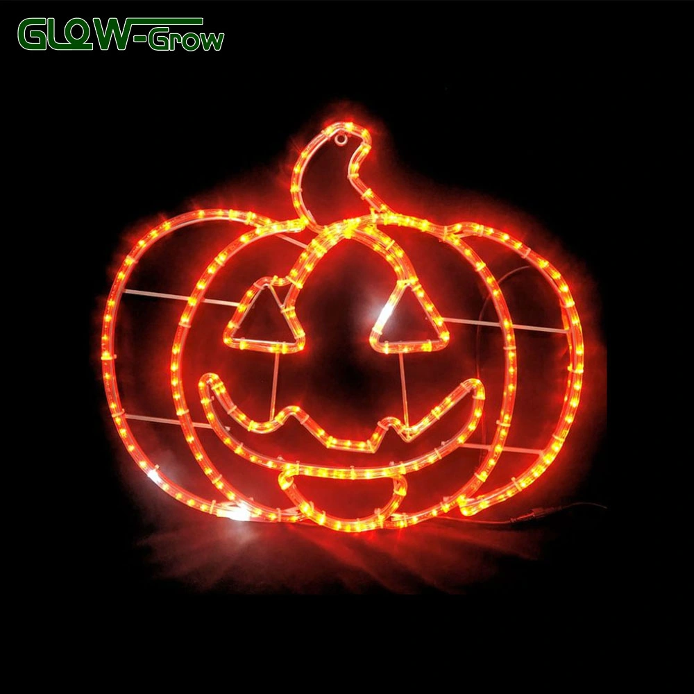 Factor 2D Spider Net Halloween LED Rope Motif Light for Home Holiday Outdoor Event Party Commercial Decoration