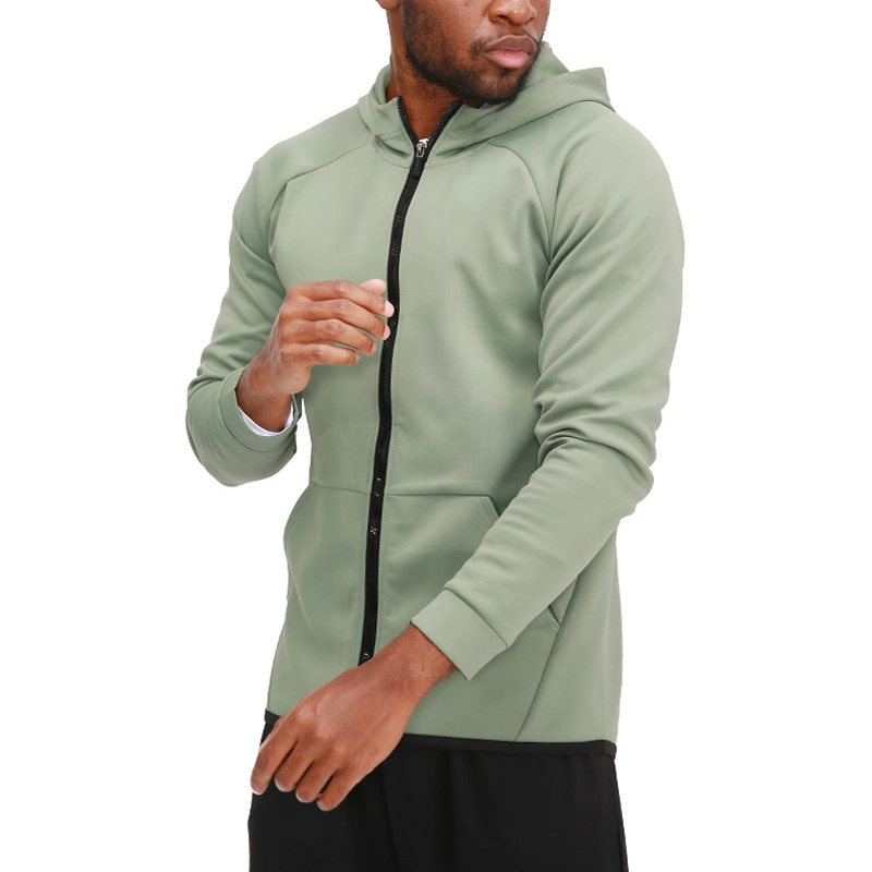 New Gym Custom Print Sport Fitness Wear Shirt Men's Hoodies Quick Dry Apparel