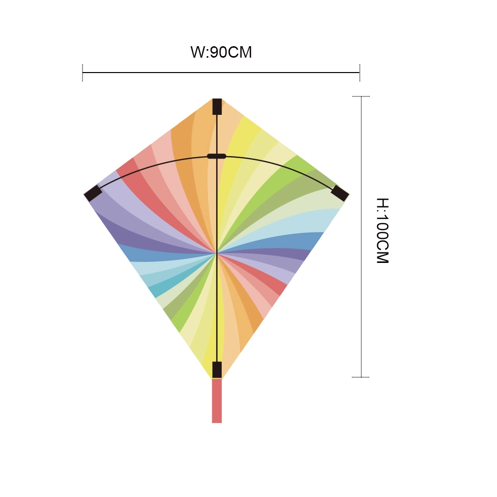 Custom Design Diamond Kite Rhombus Kite Aus Der Drachenfabrik