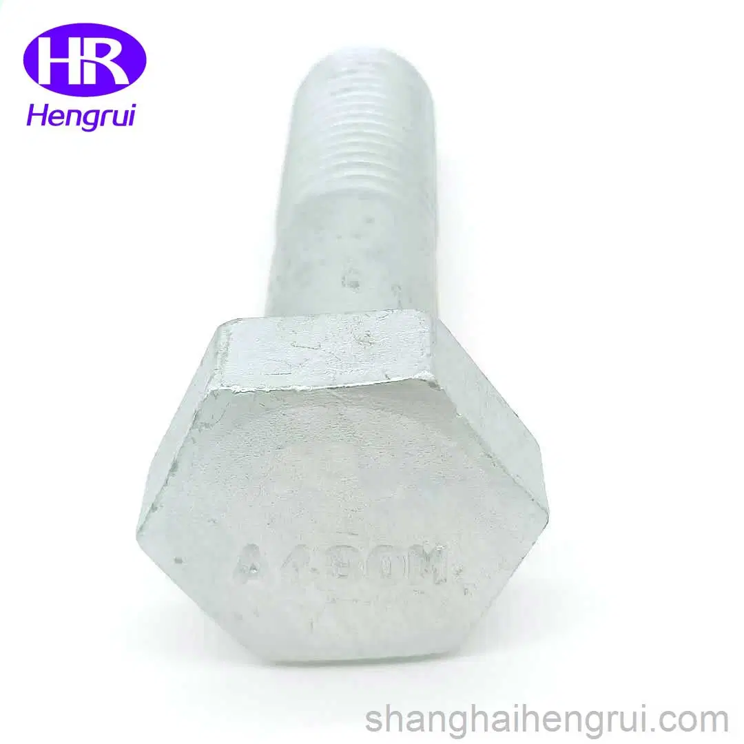 China A325t/A490m cabeza hexagonal pesada tornillos y tuercas de acero estructural y arandela con negro, chapado en zinc, HDG, Dacromet, níquel, Cromo, Geomet 500B, Magni