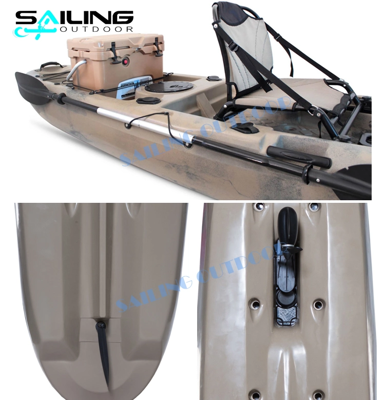 13ft Sit on Top Kayak de pesca de Ocean Drive Pedal canoa, pesca Pedales barco para la venta