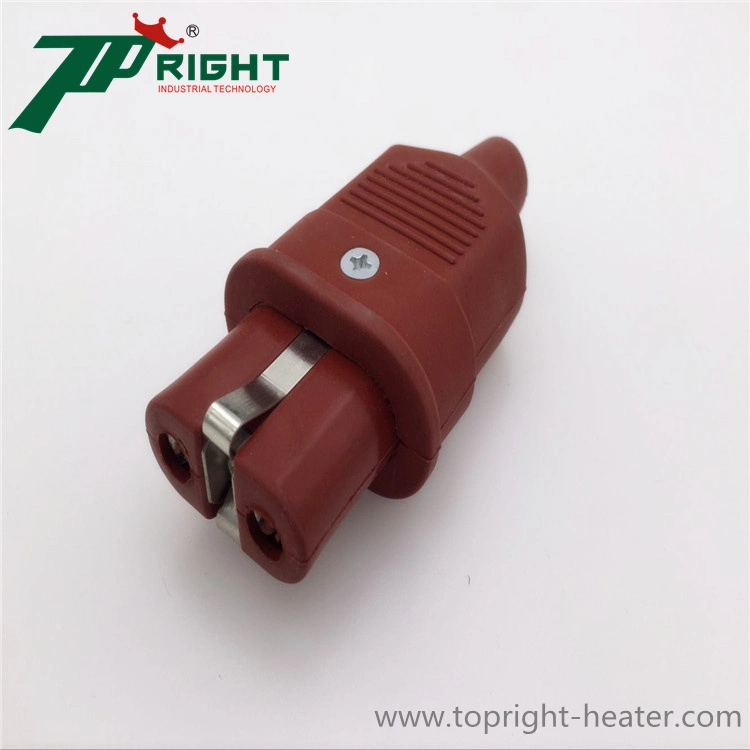 Flat Angle 2 Pins Plug Connector