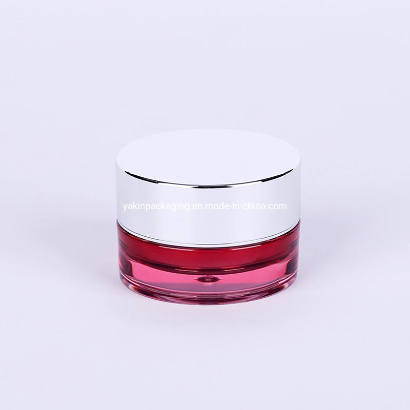 Red Small Plastic Eye Essence PMMA Bottle for Skincare and Cosmetic