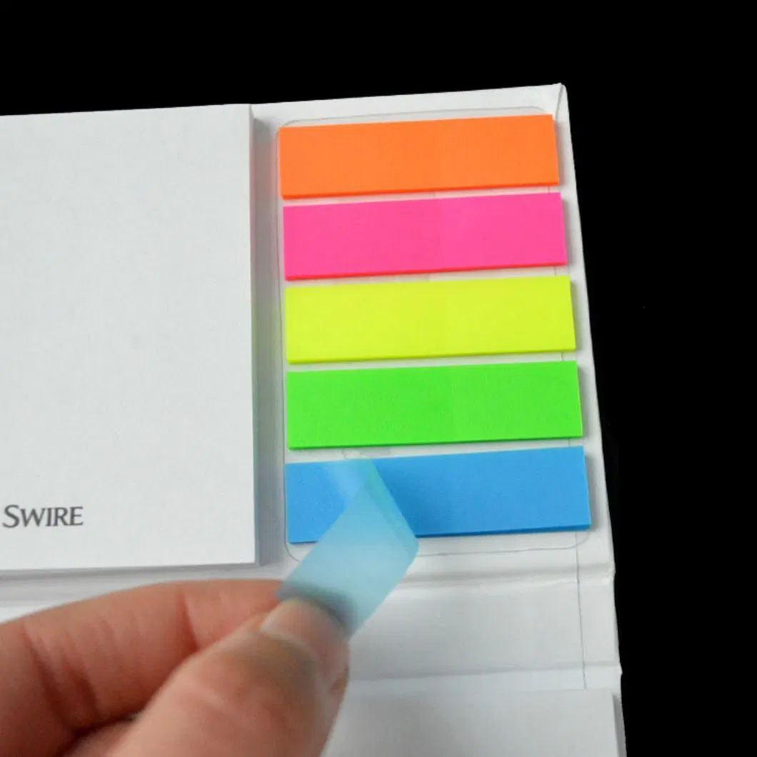 Goods in Stock Pet Sticky Notes Wholesale/Supplier Transparent Clear Sticky Note Pad Memo Pad Custom for School Office Stationery