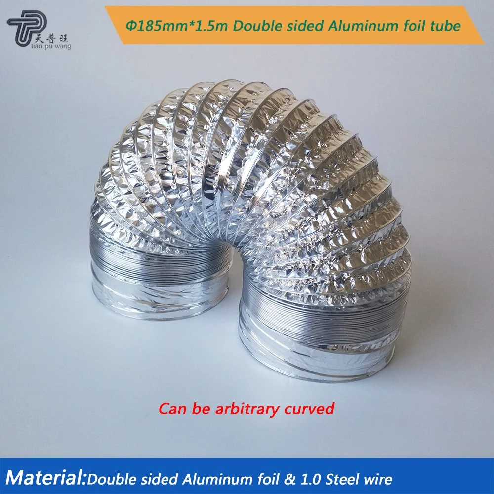 Factory Supply Aluminum Foil Smoke Exhaust Pipe Ventilation Duct for Range Hood