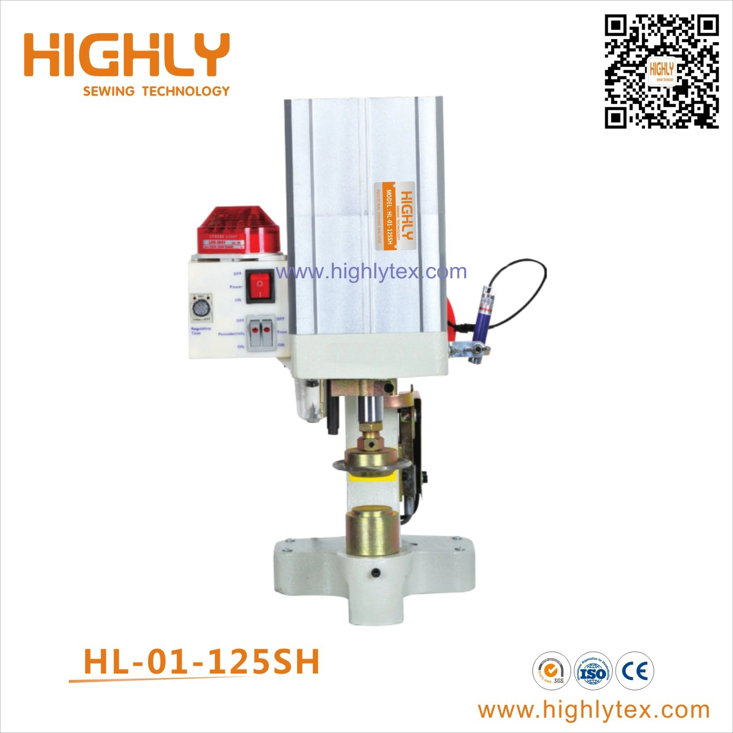 Hl-03-80 Security Three Heads Pneumatic Button Attaching Machine