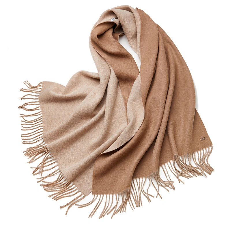 Tassel Warm Winter Color Matching Fashion Soft Scarf