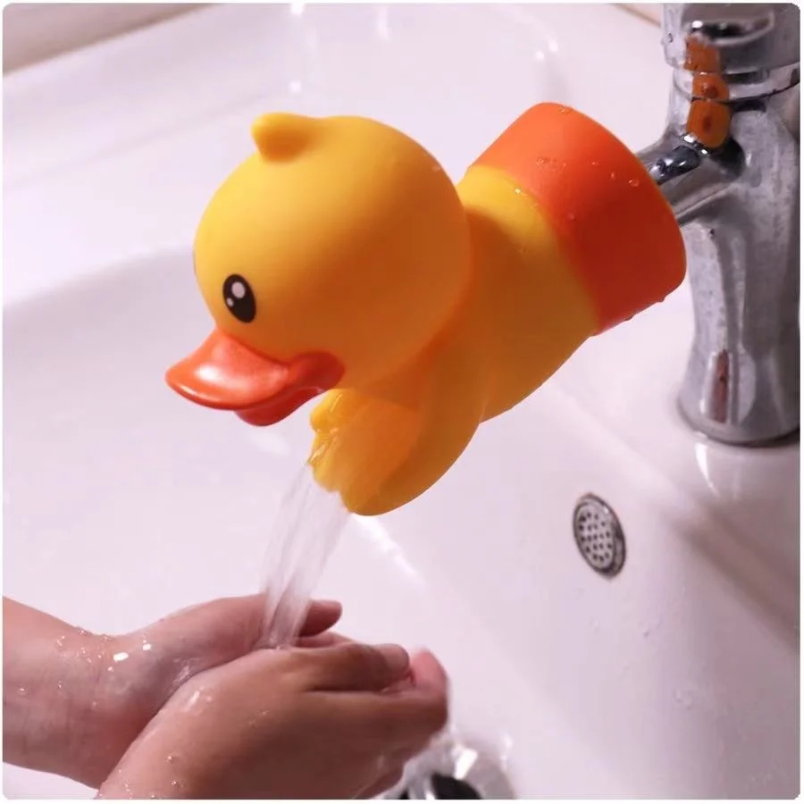 Practical Kids Faucet Extender Baby Sink Hand Washing Splash Inhibitor