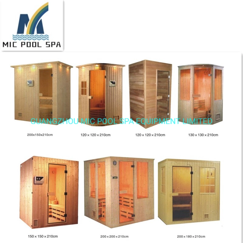 2021 New Saunas with Sauna Heater Traditional Style Indoor Wooden Infrared Dry Steam Sauna Room Portable Outdoor