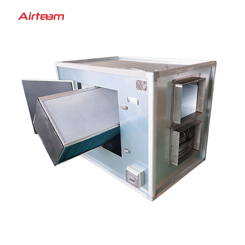 HVAC High Air Volume Ventilation System Rectangular Duct Recuperator