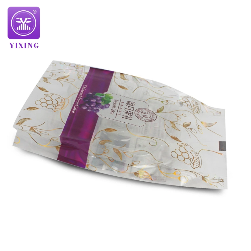 Custom Printing Laser-Metal Glossy Food Packaging Bag for Mooncake Pastry