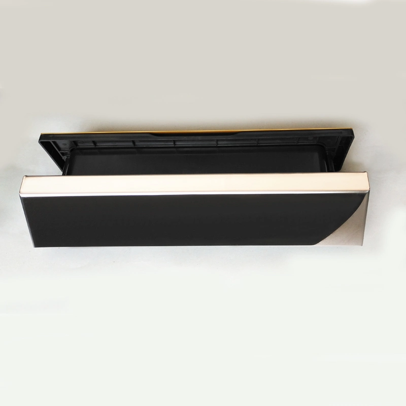 Aluminium Letterbox Mail Slot with Stainless Steel Safety Casing