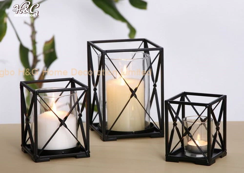 Home Decoration Hurricane Lantern Candle Holder