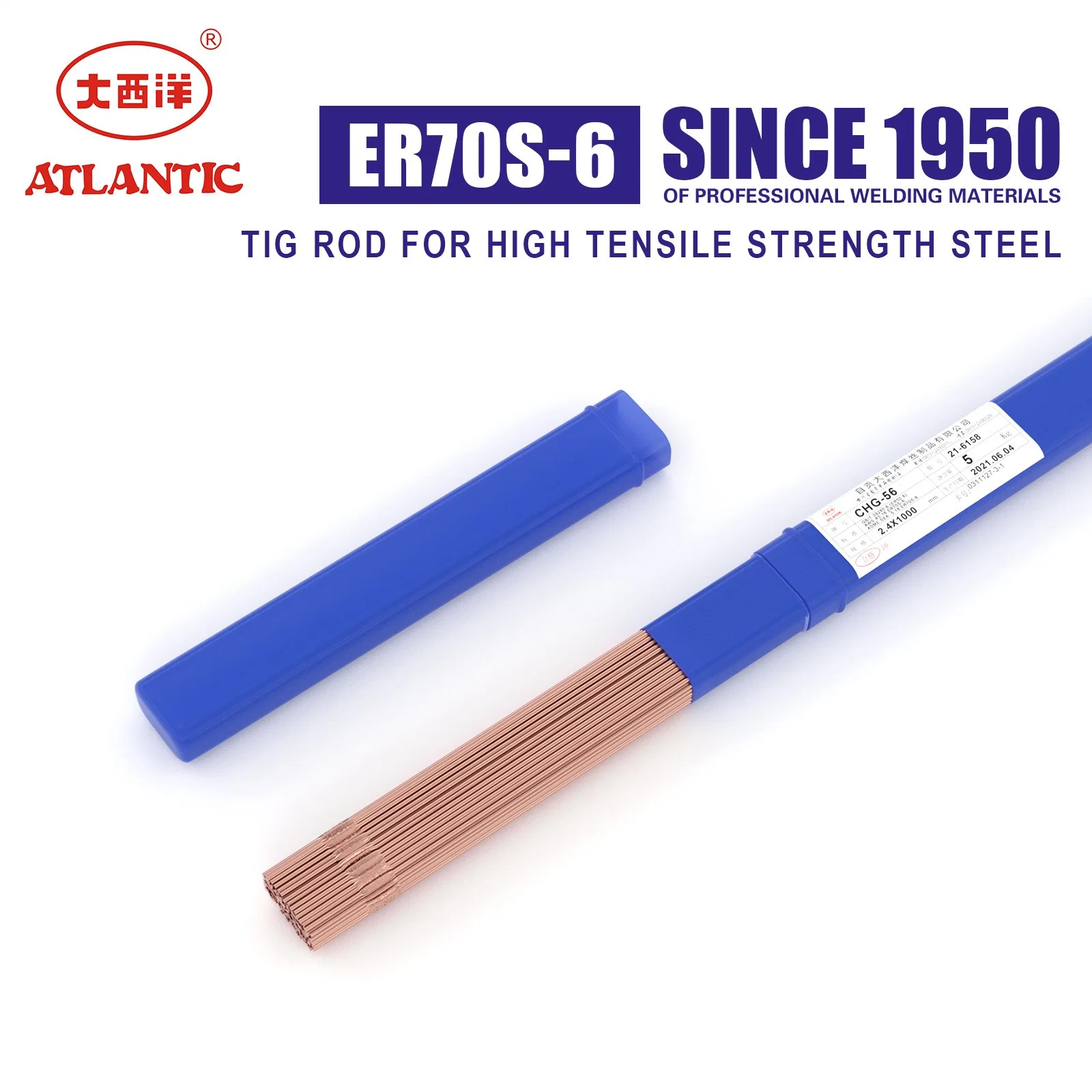 Atlantic Mag 0.8mm Welding Wire Solid Wire Er70s-6