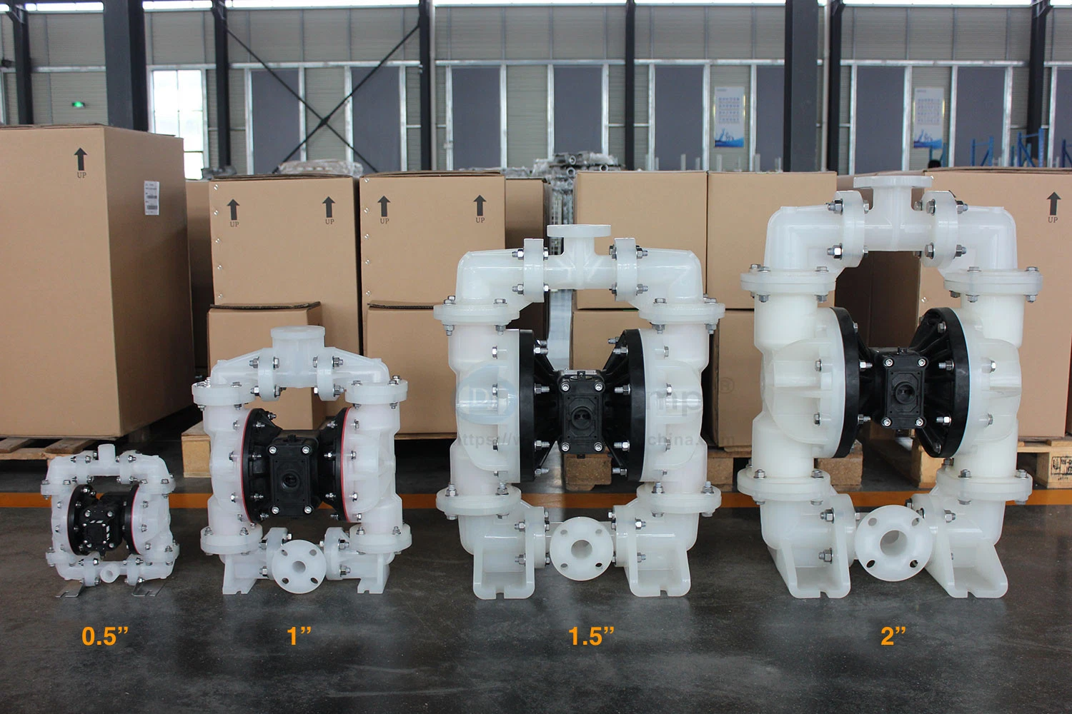 Air-Operated Double-Diaphragm Pumps From 1/4inch to 3 Inch Metallic and Non-Metallic