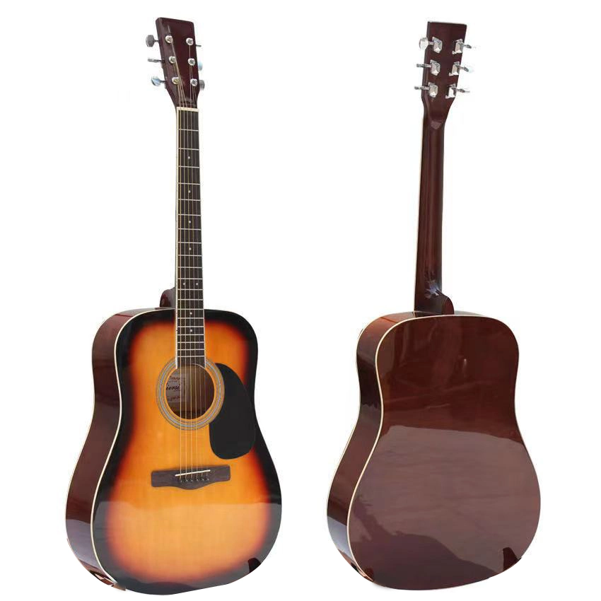 Professional Colored Open Style Students Beginner Folk Acoustic Guitar