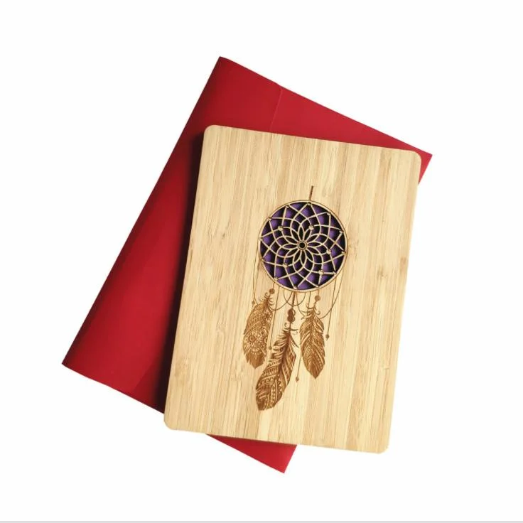 Gifts Wood Valentines Day Card Blank