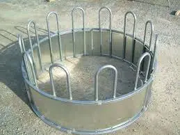 Custom Galvanized Metal Cattle Feeder Livestock Feeder for Sheep Horse