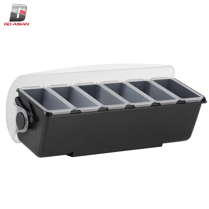 a-41 Condiment Holder Bar Center with 6 Compartment