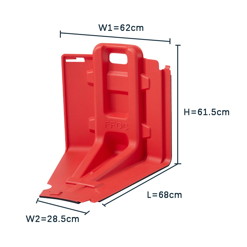 2023 Manejar la seguridad interior de la inundación del deflector de flexión Boxwall barrera a la lucha contra las inundaciones de agua