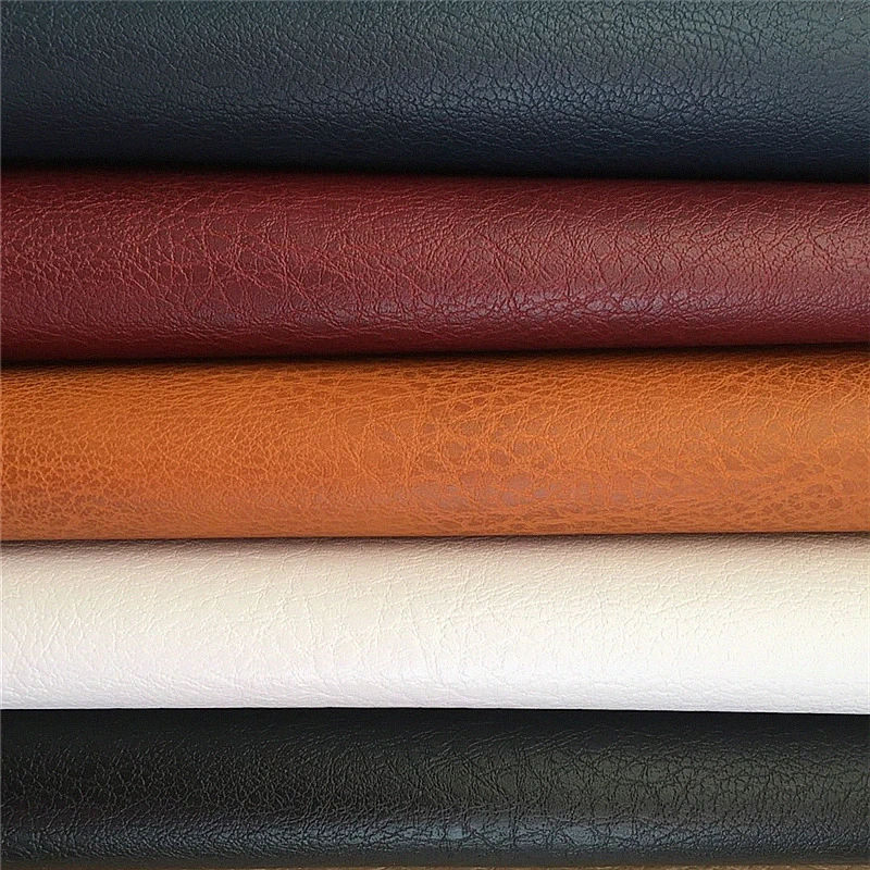 Weit verbreitete Textur Sofa Leder weich PVC Material Synthetisch Künstliche Kunstleder Stoff Textilien Lederprodukte