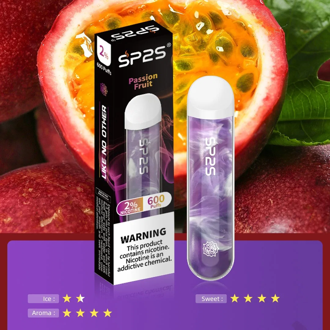 Sp2s Disposable/Chargeable Vape حار 2مل Eالسائلة 600 800 1200 أطواق نسيج شبكي صغير محشم بالجملة، I Vape