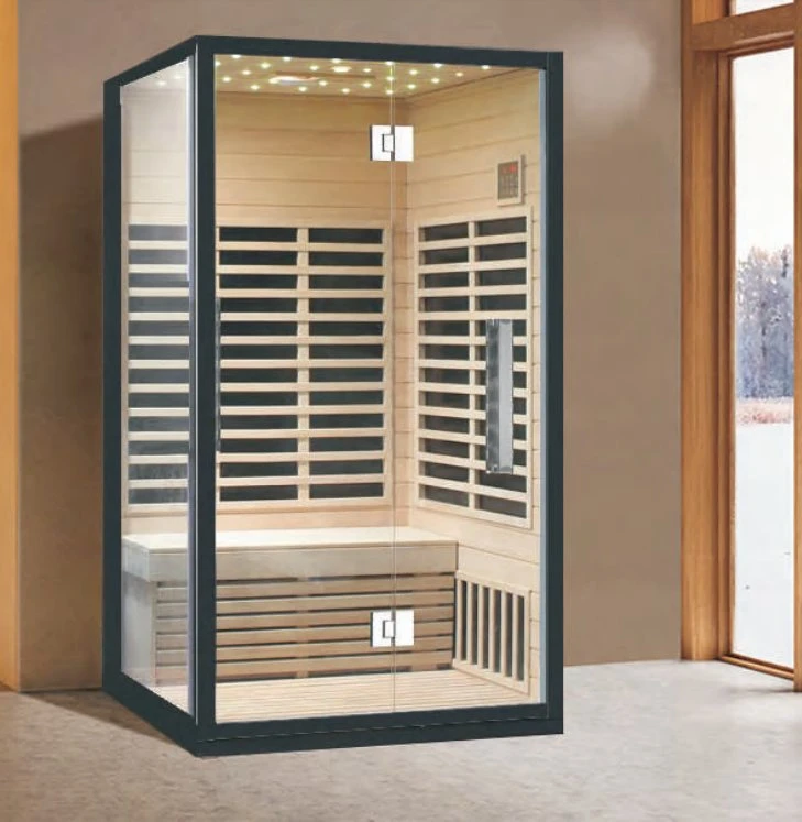 Sauna combos de cabine douche de vapeur et sauna infrarouge Type Squre