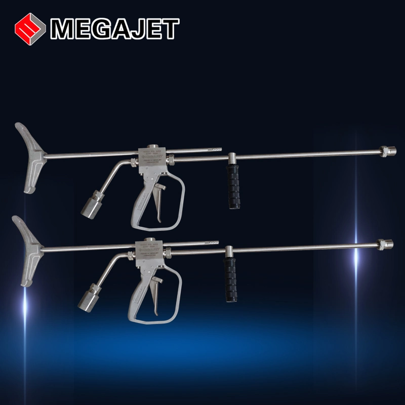 Industrial Cleaning Ultra-High Pressure Overflow Rotary Spray Gun for Remove Coating