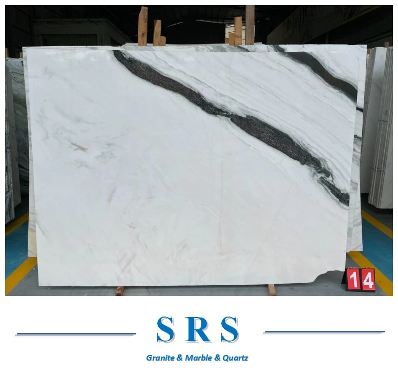 Panda White Marble Tile for Lobby/Background/Wall/Floor/Bathroom/Countertop/Vanity Top