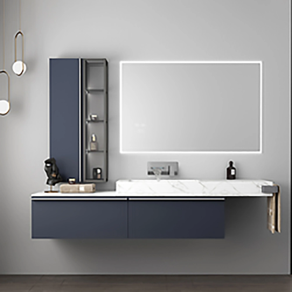 New Design Wood Vanity Mirror Cabinet Wooden Bathroom Furniture with Low Price