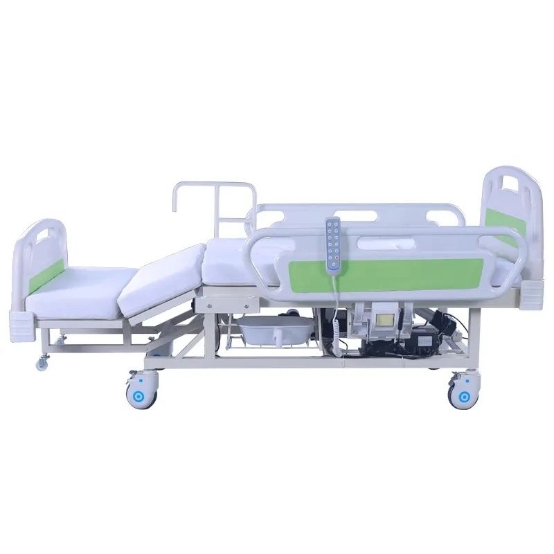 Homecare Hospital Medical Bed with Toilet Folding Electric Column ICU Bed with Scale Hospital Equipment List