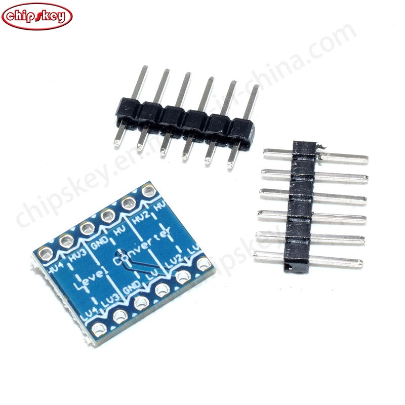 4 Canales IIC I2C Convertidor de nivel lógico módulo bidireccional 5V A 3,3V