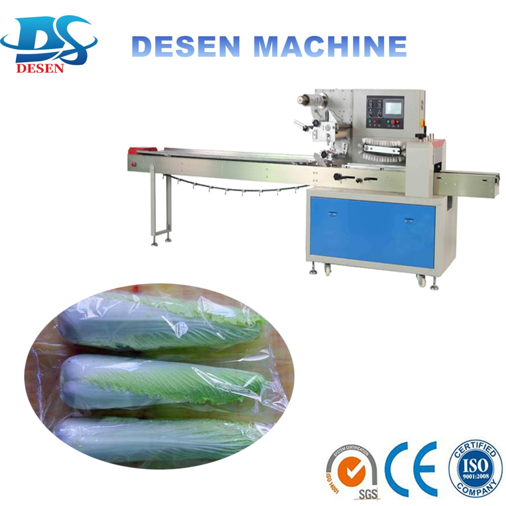 Multi Function Automatic Cucumber Lettuce Flow Vegetable Packing Machine