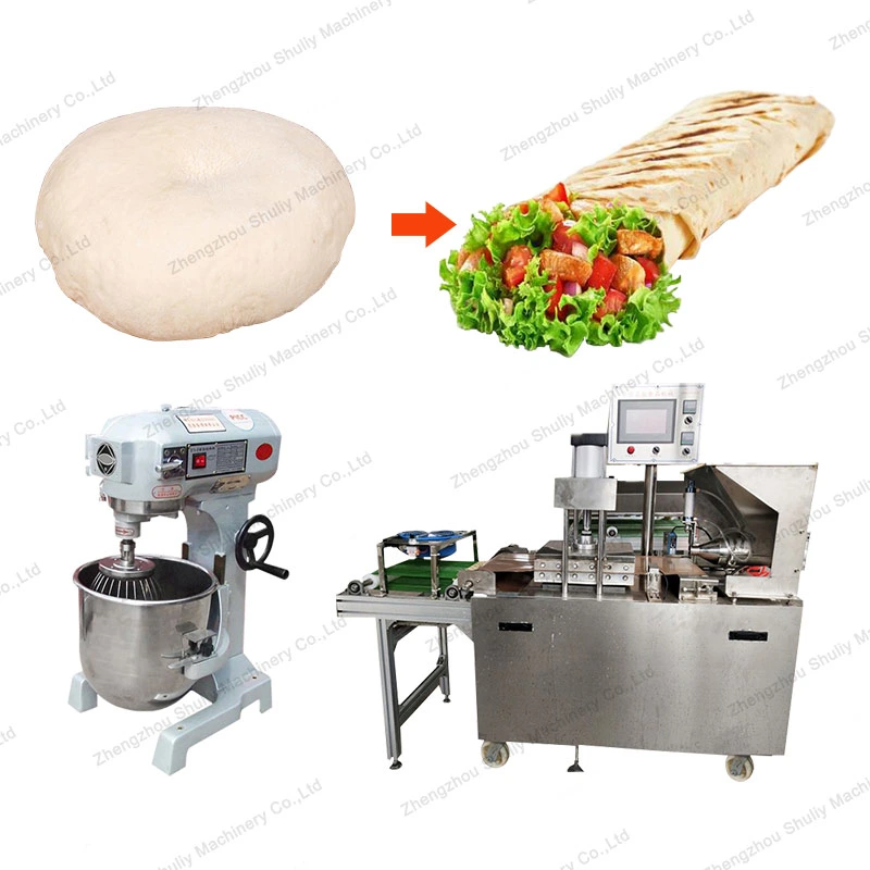 Naan Flat Bread Roti Tortilla Making Machine/Pita Bread Machine