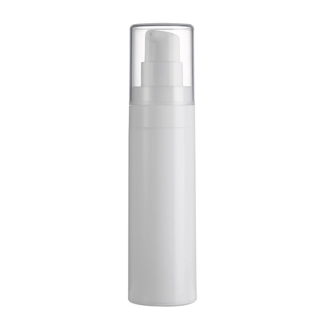 High quality/High cost performance Cheap OEM Logo 15 30 50ml Plastic Cosmetic Packaging Square Airless Pump Bottle Sets with Head Cap