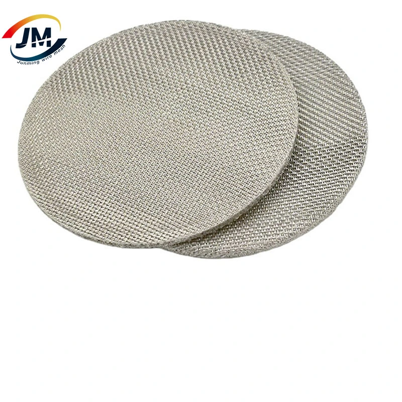 10 20 50 100 Micron Stainless Steel Sintered Wire Mesh Metal Filter Disc