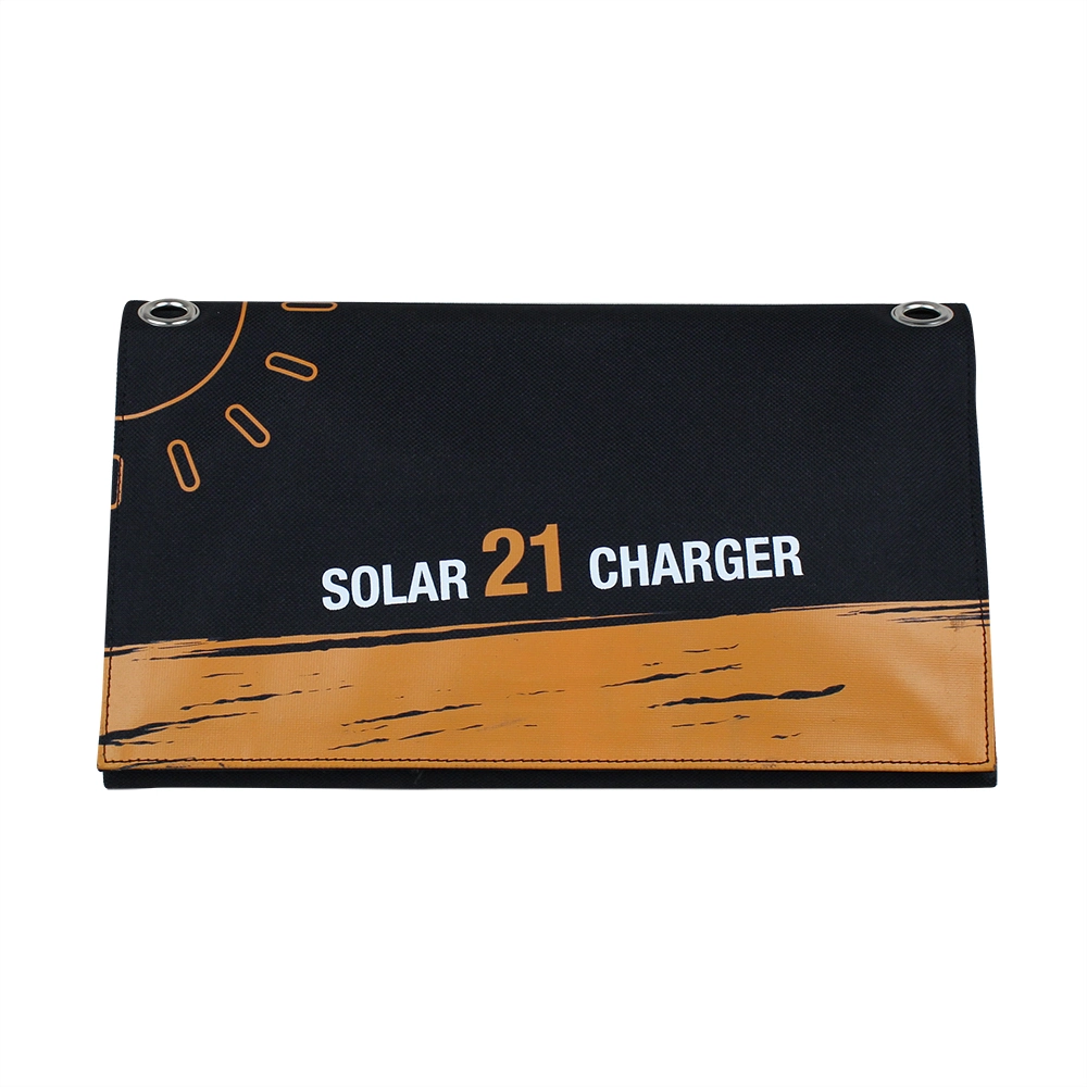 Amazon No. 1 21W Sunpower Foldable USB DC Mobile Phone Power Bank Portable Solar Charger Bag