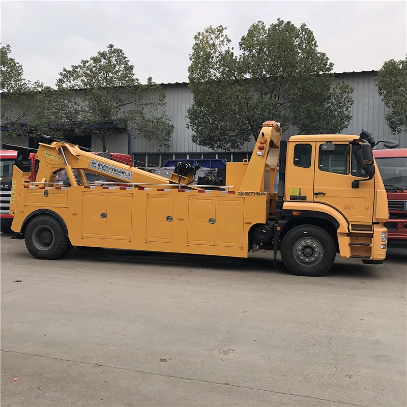 Factory Special Heavy Telescopic Boom Tow Load 10t Recovery Truck with 10t Winch Diesel Engine Sinotruck HOWO Wrecker Truck Car Road Emergency Rescue