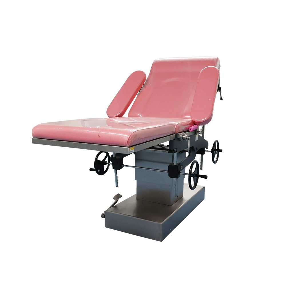 Manual Gynecological Operating Bed Operating Table Obstetrics Manual Maternity Bed Obstetric Delivery Surgical Table