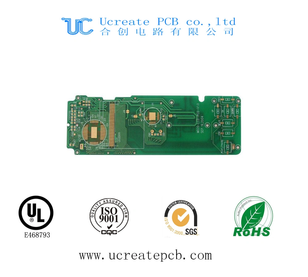 OEM Multilayer PCB High Tg Immersion Gold Fr4 PCB with CE RoHS UL ISO