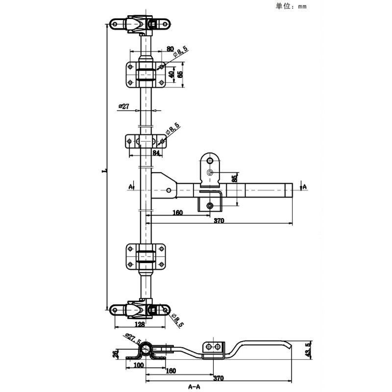 Special Energy Storage Container Spare Parts Door Locking Device